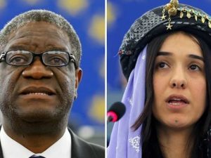 Il Premio Nobel per la Pace 2018 va al medico e attivista congolese Denis Mukwege e all'attivista yazida Nadia Murad