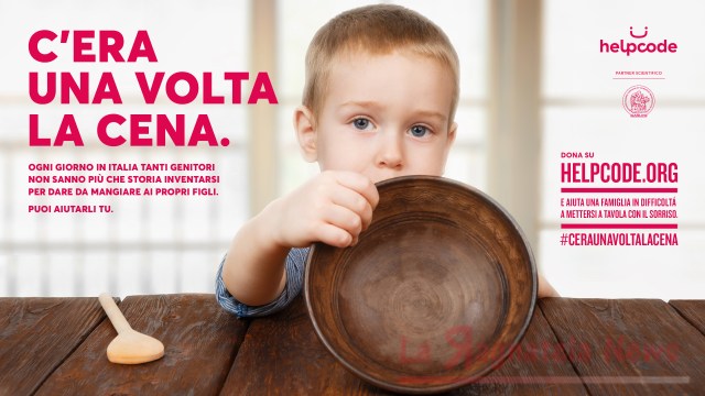 'C'era una volta la cena': raccolta fondi per bambini malnutriti